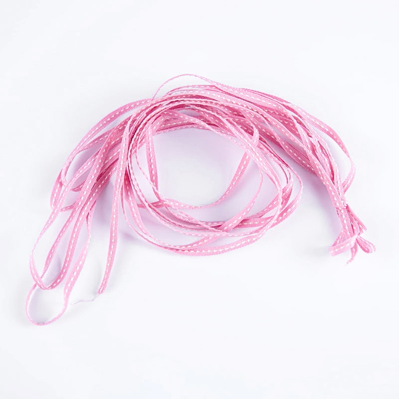 0.5cm Woven Polyester Dotted Jacquard Webbing