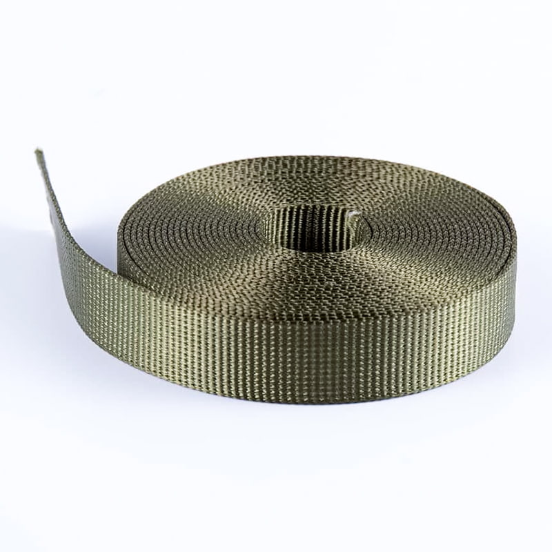 2.5cm Polyester Twill Flexible Webbing for Dog Collars